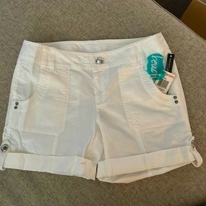 Inc Beach White Shorts, Size 2